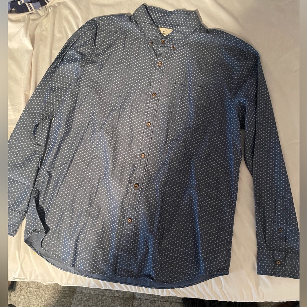 Men's American Eagle Button Down Shirt XL